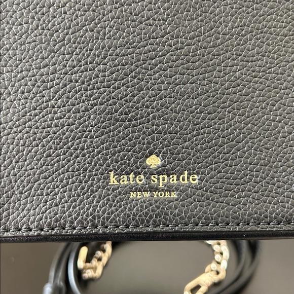 Kate Spade Serrano Place Pearl Maisie Crossbody Black Pebble Leather Pearl Studs - Picture 6 of 17